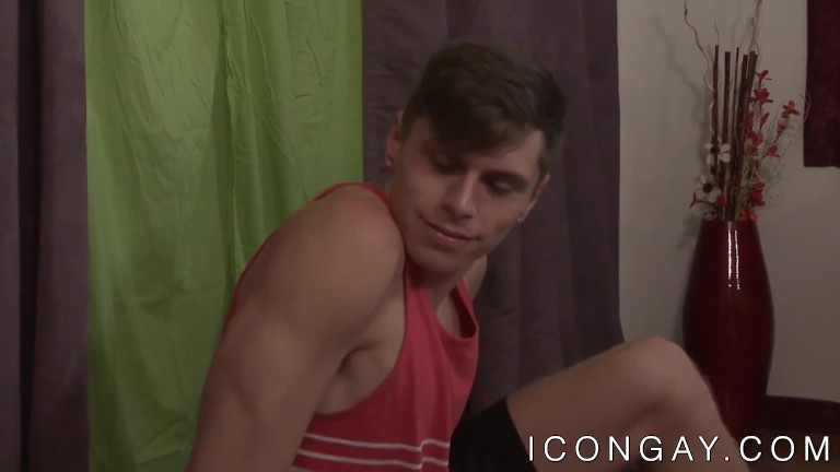 Young gay Troy Accola analled by meditating stud cock