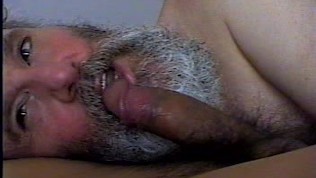 Daddy Bear blows and swallows