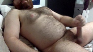 Hairy European DILF Beard Bear Cub Solo Jackoff